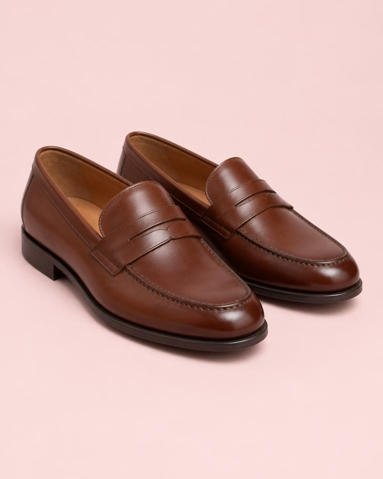 Leather Penny Loafers