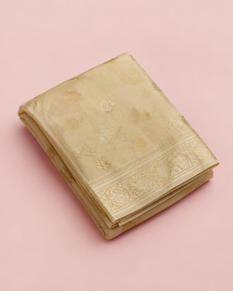 Dhakai Muslin Zari Saree