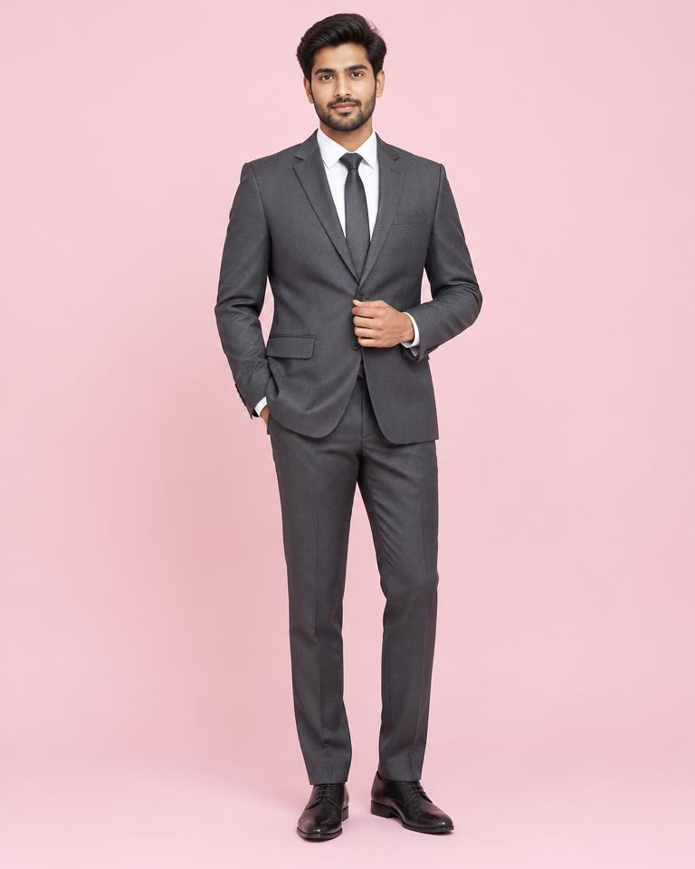 Charcoal Two-Piece Suit
